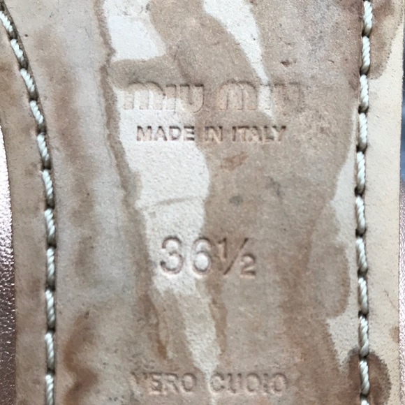 MIU MIU Ballet flats - Picture 6 of 6